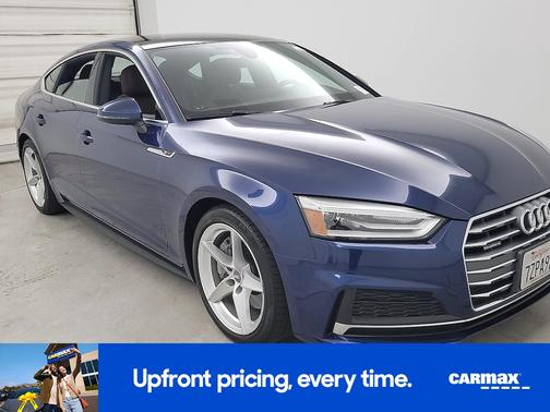 Blue 2018 Audi A5 Premium