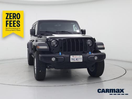 Black 2023 Jeep Wrangler 4xe