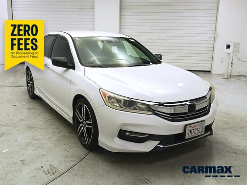 White 2016 Honda Accord Sport