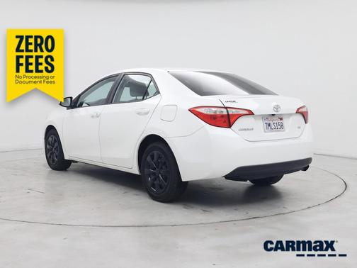 White 2015 Toyota Corolla LE