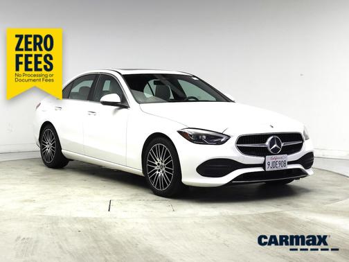 White 2023 Mercedes-Benz C-Class