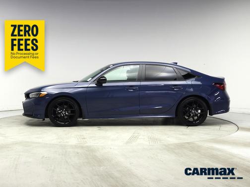 Blue 2025 Honda Civic Sport