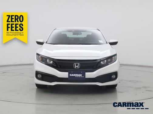 White 2019 Honda Civic Sport