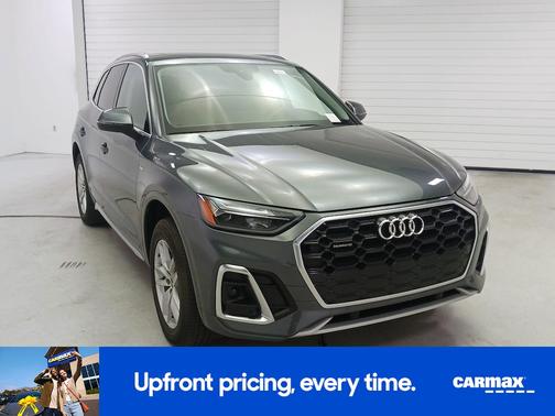 Gray 2022 Audi Q5 S-Line Premium