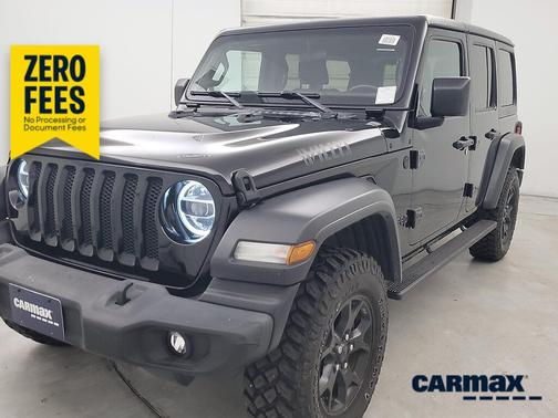 Black 2020 Jeep Wrangler Unlimited Willys