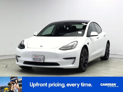 White 2023 Tesla Model 3 Performance