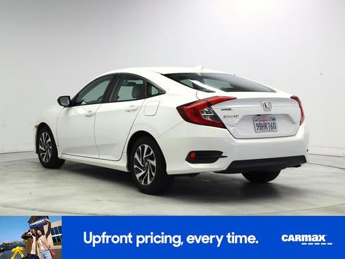 White 2018 Honda Civic EX