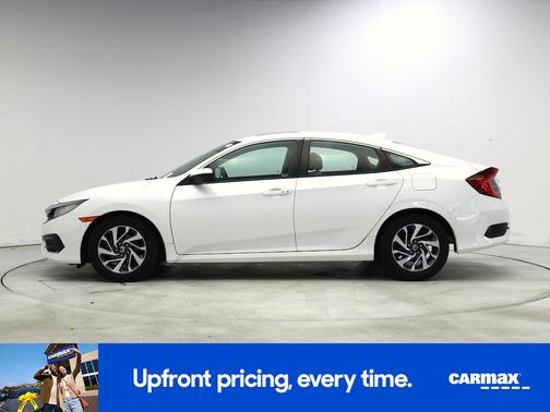 White 2018 Honda Civic EX