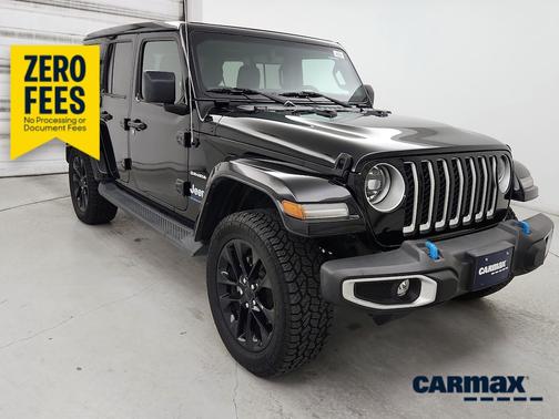 Black 2023 Jeep Wrangler 4xe Unlimited Sahara