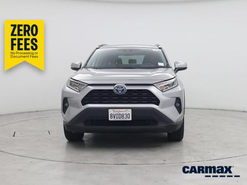 Silver 2021 Toyota RAV4 Hybrid XLE Premium