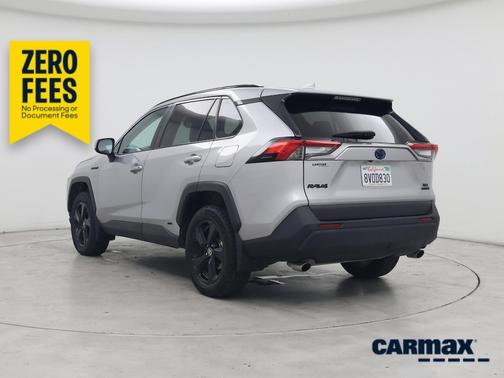 Silver 2021 Toyota RAV4 Hybrid XLE Premium