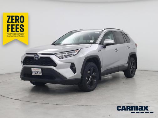 Silver 2021 Toyota RAV4 Hybrid XLE Premium