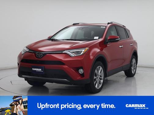 Red 2017 Toyota RAV4 Limited