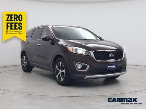 Burgundy 2016 Kia Sorento EX