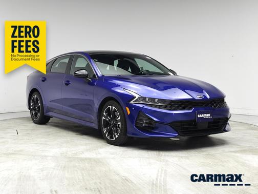 Blue 2021 Kia K5 GT-Line