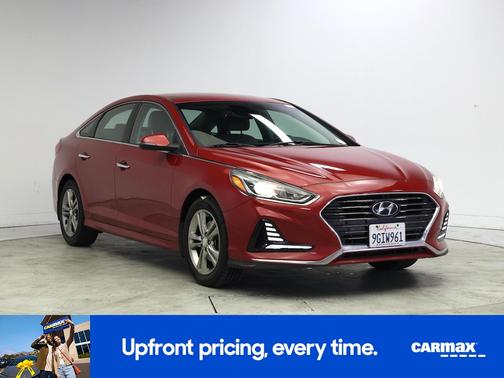 Red 2018 Hyundai SONATA SEL