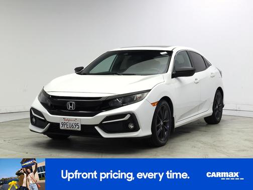 White 2020 Honda Civic EX