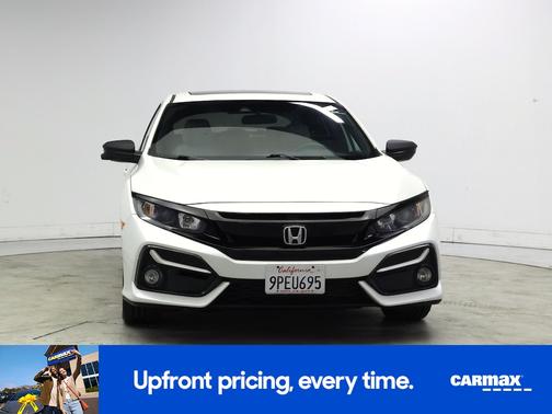 White 2020 Honda Civic EX