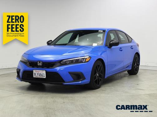Blue 2024 Honda Civic Sport