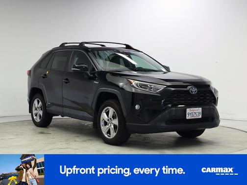 Black 2021 Toyota RAV4 Hybrid XLE Premium