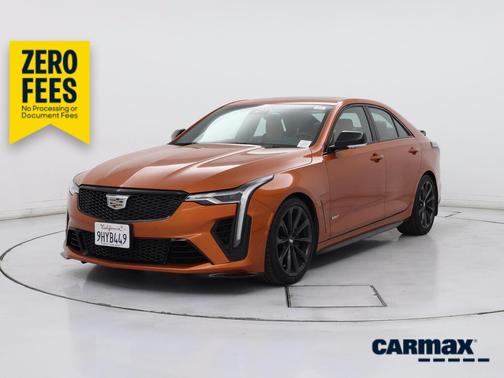 Orange 2023 Cadillac CT4-V Blackwing