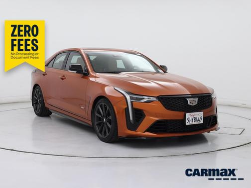 Orange 2023 Cadillac CT4-V Blackwing