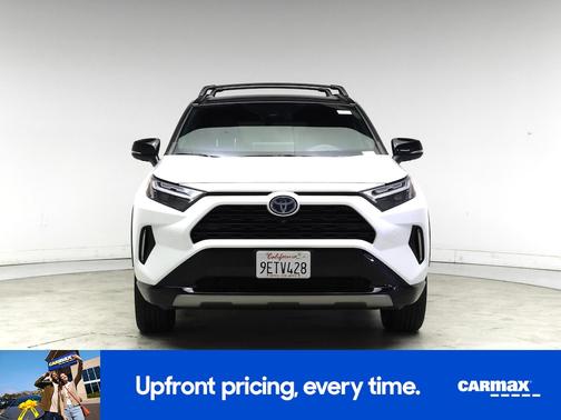 White 2023 Toyota RAV4 Hybrid XSE