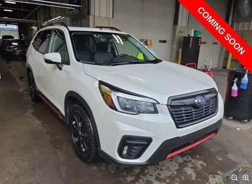Crystal White Pearl 2021 Subaru Forester Sport