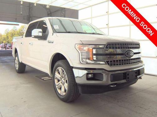 White Platinum Clearcoat Metallic 2018 Ford F-150 Lariat