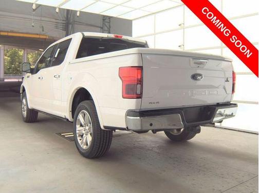 White Platinum Clearcoat Metallic 2018 Ford F-150 Lariat