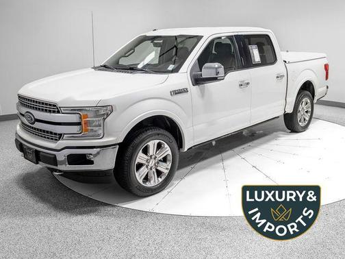 White Platinum Clearcoat Metallic 2018 Ford F-150 Lariat