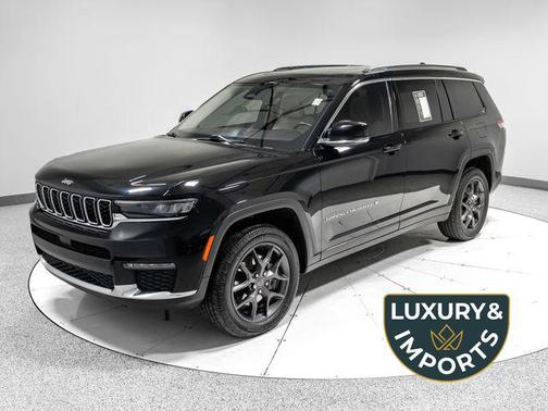 Diamond Black Crystal Pearlcoat 2021 Jeep Grand Cherokee L Limited