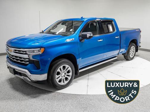 Glacier Blue Metallic 2022 Chevrolet Silverado 1500 LTZ