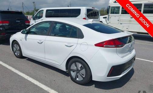 Ceramic White 2018 Hyundai IONIQ Hybrid Blue