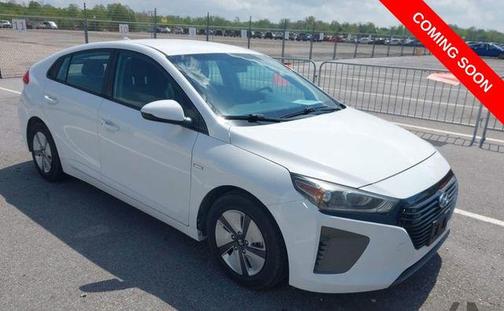 Ceramic White 2018 Hyundai IONIQ Hybrid Blue
