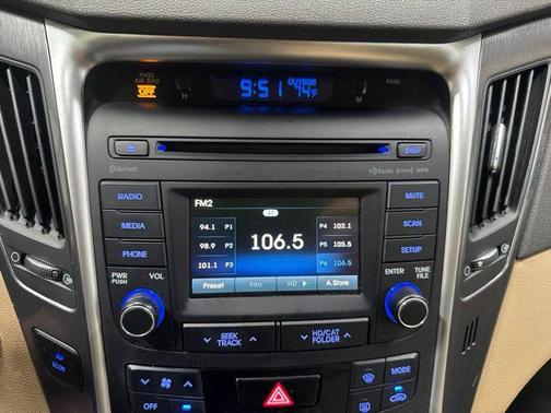 Diamond White Pearl 2015 Hyundai SONATA Hybrid Base