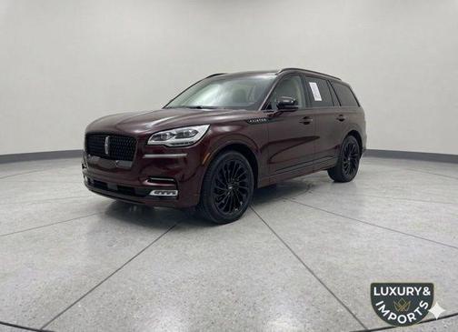 Burgundy Velvet Metallic Tinted Clearcoat 2022 Lincoln Aviator Reserve AWD
