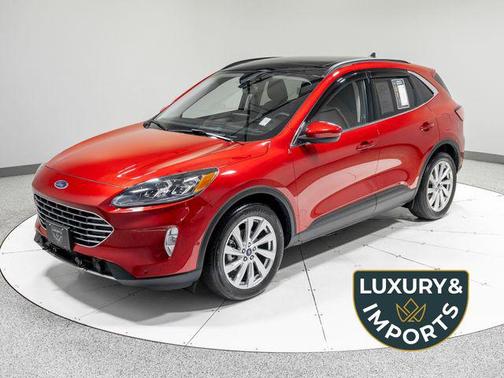 Rapid Red Metallic Tinted Clearcoat 2021 Ford Escape Titanium