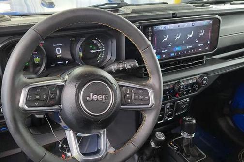 Hydro Blue Pearlcoat 2024 Jeep Wrangler 4xe Sahara