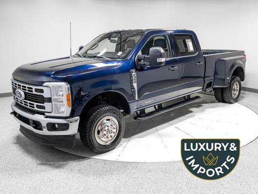 Antimatter Blue Metallic 2023 Ford F-350 XLT