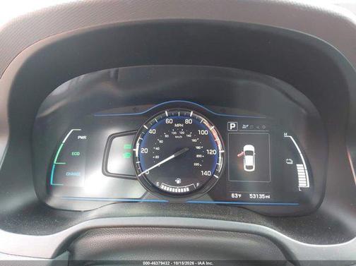 Black Noir Pearl 2018 Hyundai IONIQ Hybrid Blue