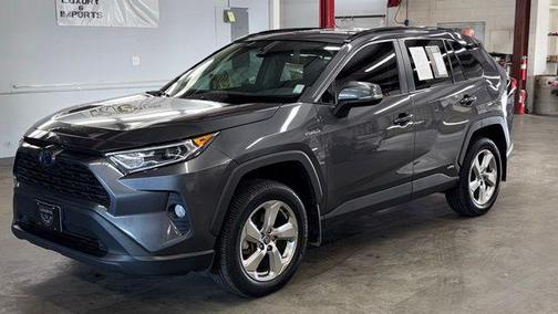 Magnetic Gray Metallic 2021 Toyota RAV4 Hybrid XLE Premium