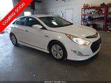Diamond White Pearl 2015 Hyundai SONATA Hybrid Base