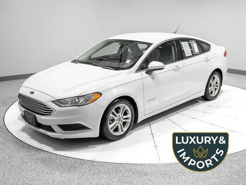 Oxford White 2018 Ford Fusion Hybrid S