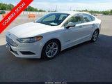 Oxford White 2018 Ford Fusion Hybrid S