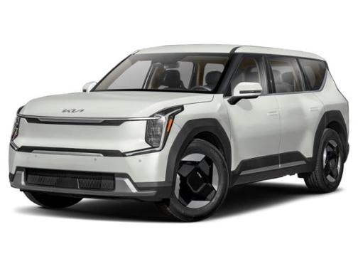 Ivory Silver 2024 Kia EV9 Light Short Range