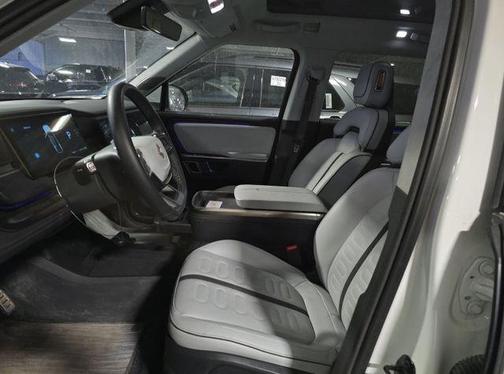 Glacier White 2024 Rivian R1S Adventure Quad Motor Large Pack