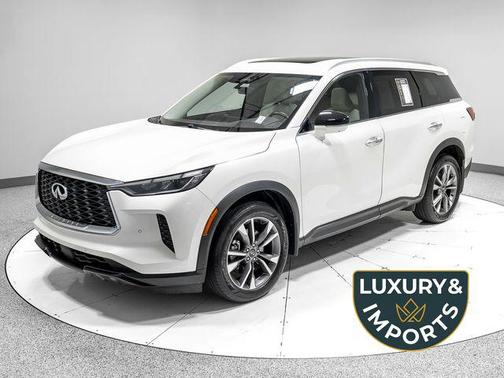 Majestic White 2023 INFINITI QX60 Luxe