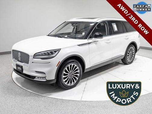 Pristine White 2021 Lincoln Aviator Reserve AWD