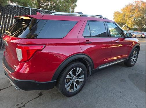 Red Metallic 2020 Ford Explorer Platinum